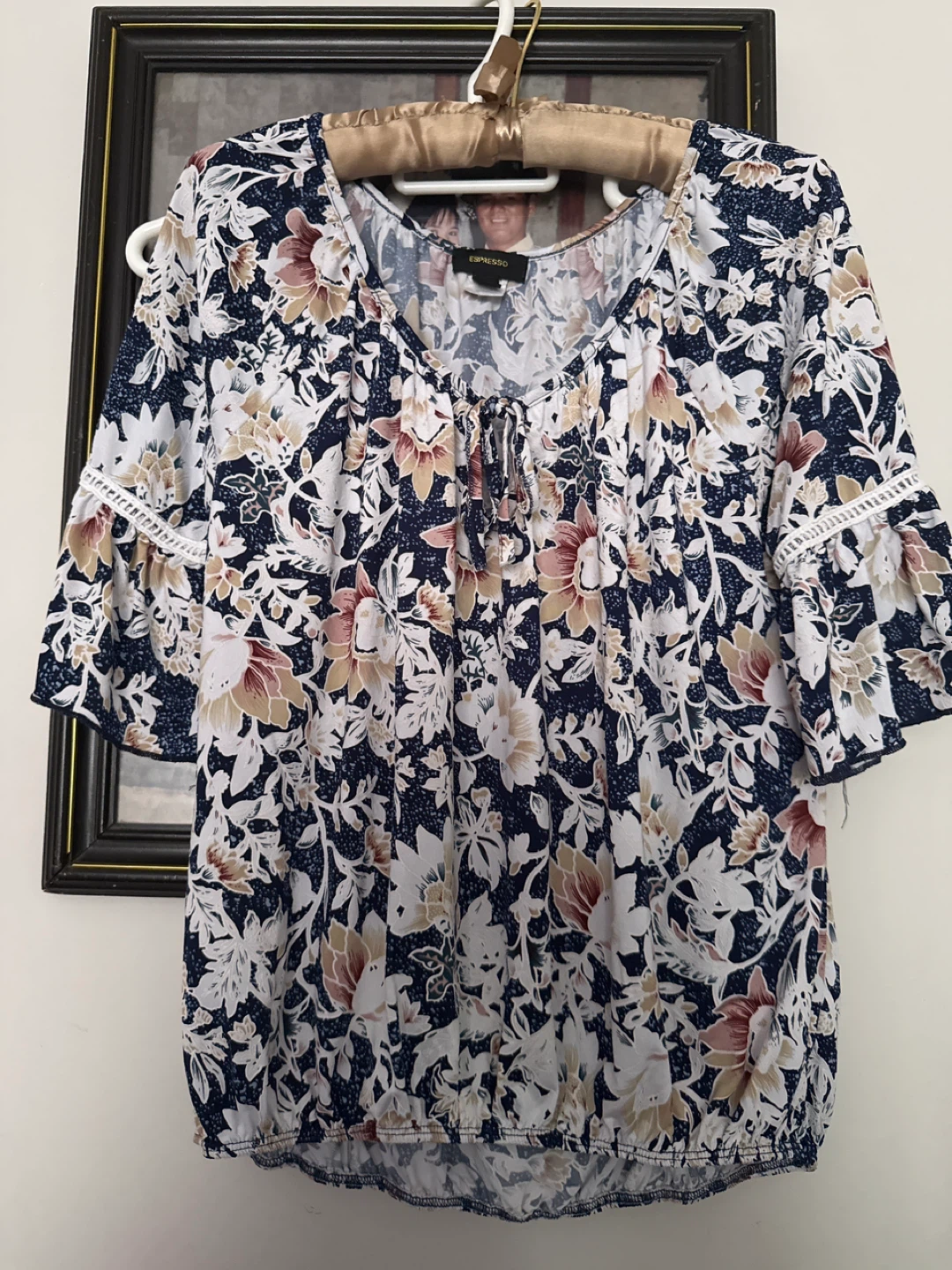 Espresso Women's Floral Print Blouse