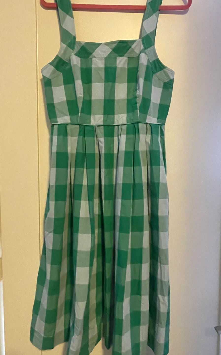 J.Crew Green Gingham Dress Size 4