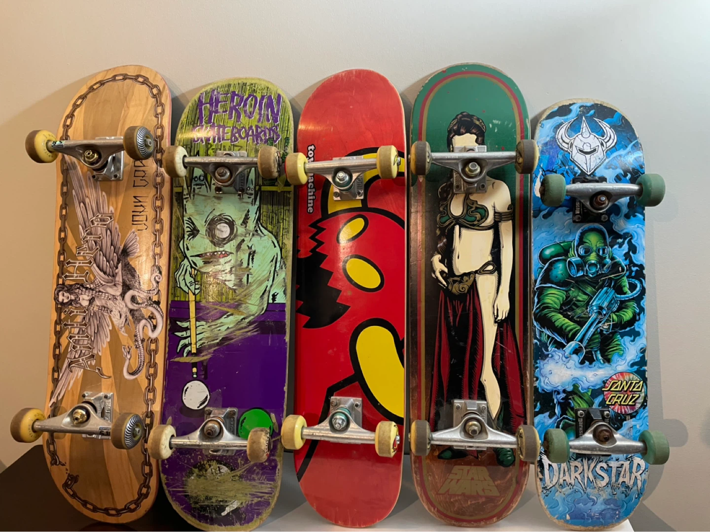 Assorted Skateboards - Heroin, Star Wars, Santa Cruz, Darkstar - photo 3