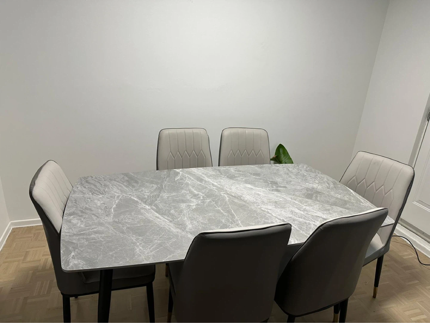 Modern Marble Dining Table Set with 6 Chairs - photo 3
