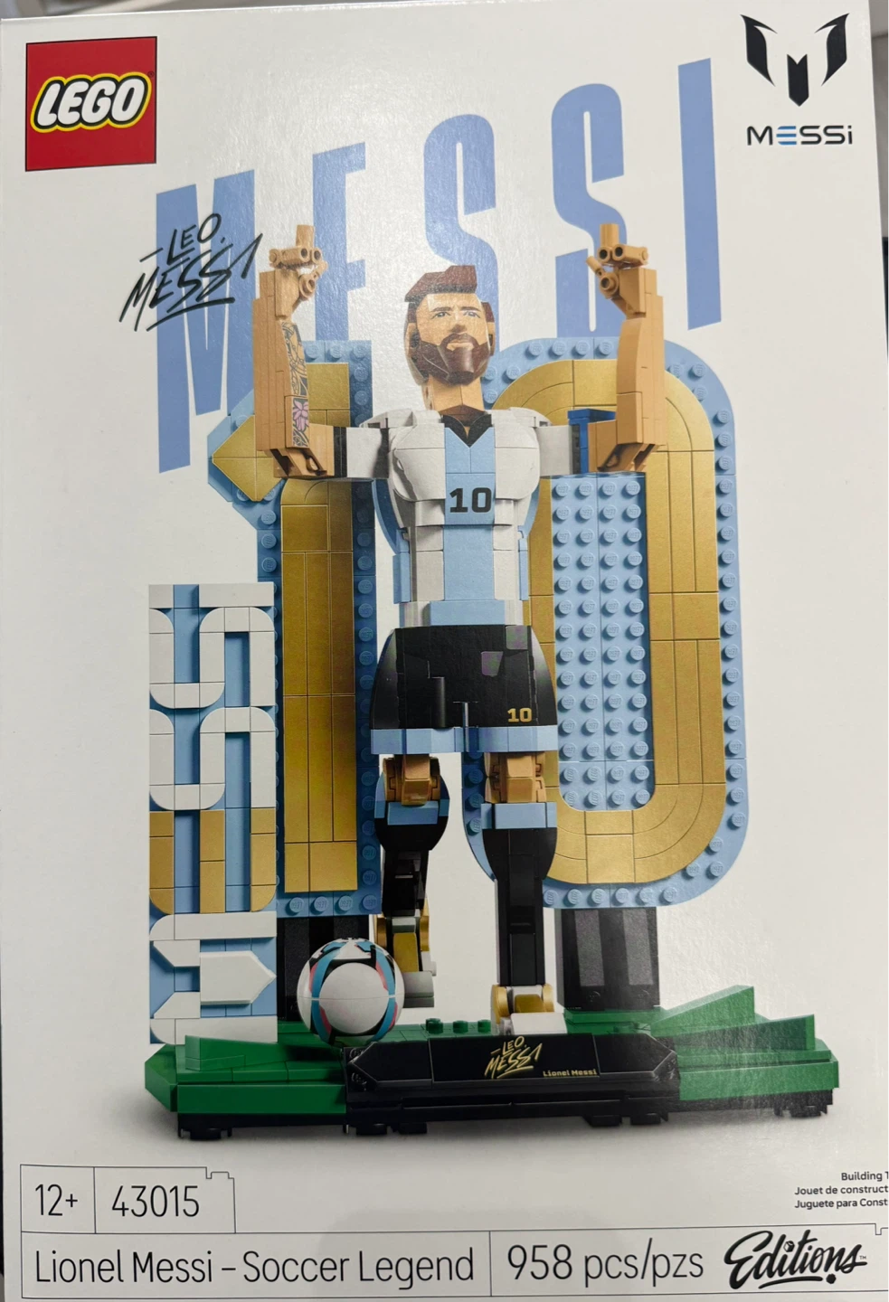 LEGO Lionel Messi Soccer Legend Building Set 43015