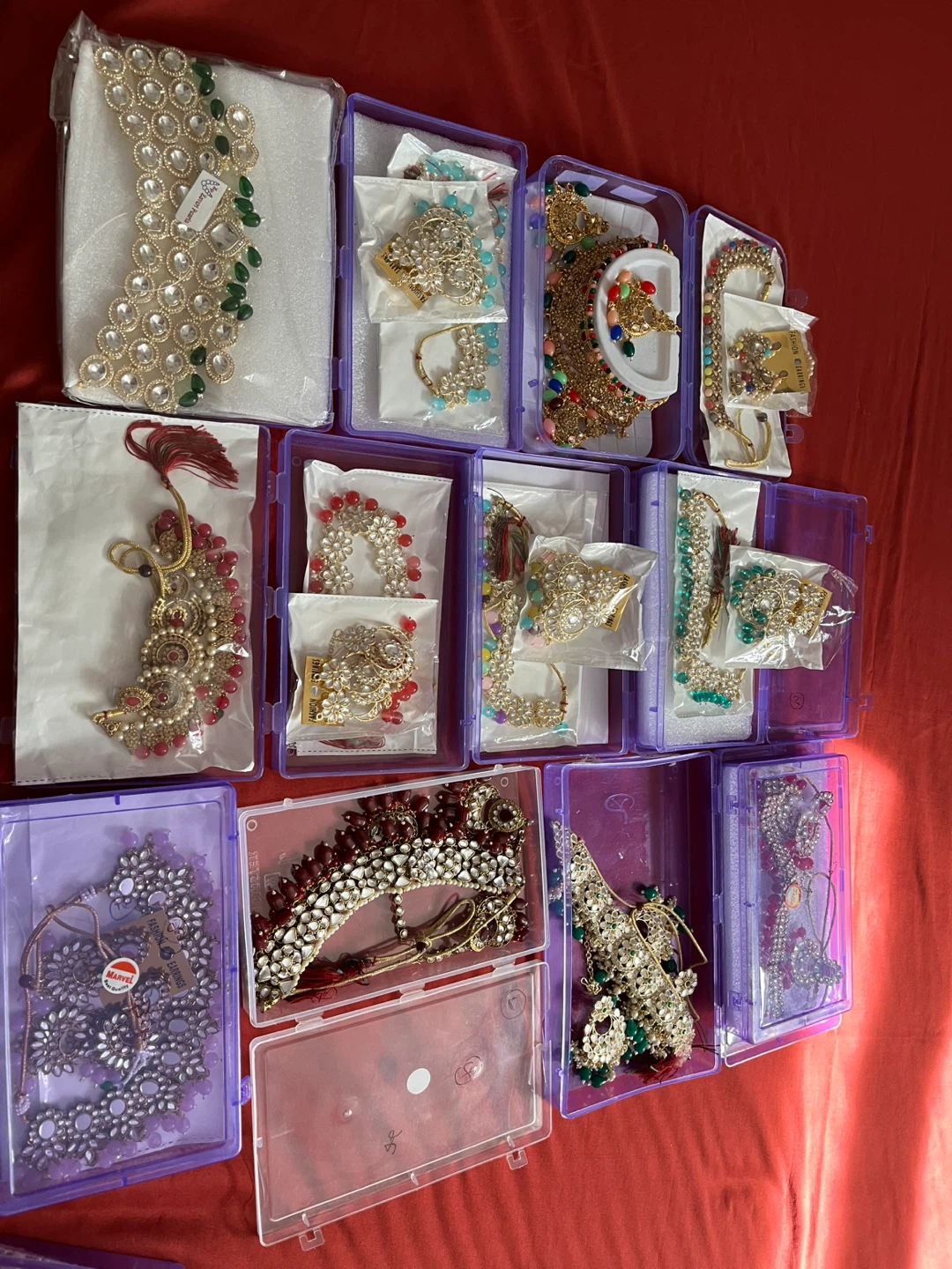 Assorted Indian Jewellery Sets