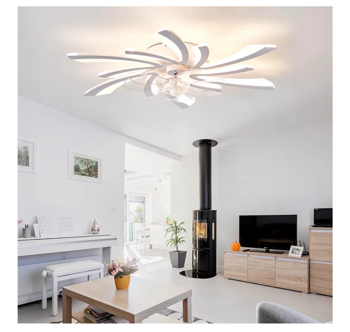 TATANE 78cm Reversible Ceiling Fan With Light F90 - photo 2