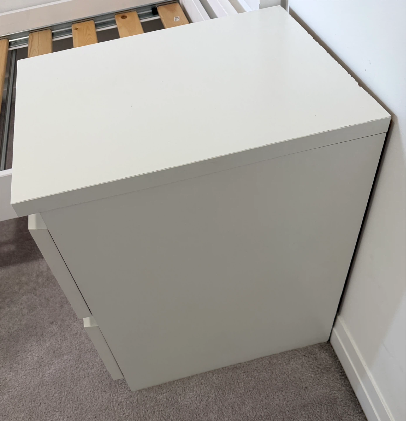 Two- IKEA MALM 2 Drawer Nightstands - photo 2