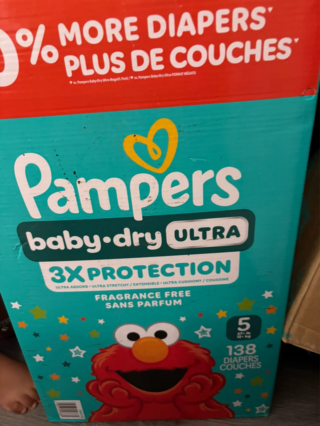 Pampers Baby-Dry Ultra Size 5 Diapers (138 count) - photo 2