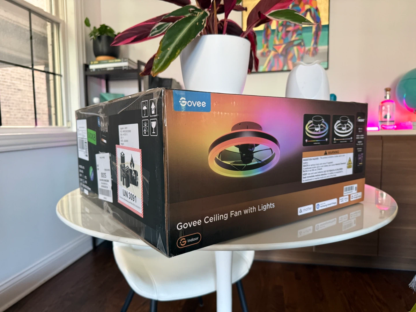 Brand New! Govee Ceiling Fan with Lights