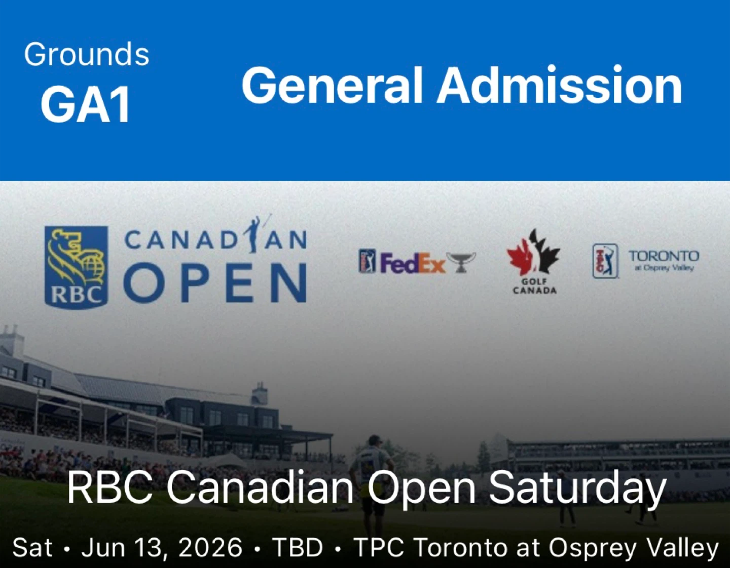 RBC Canadian Open Saturday