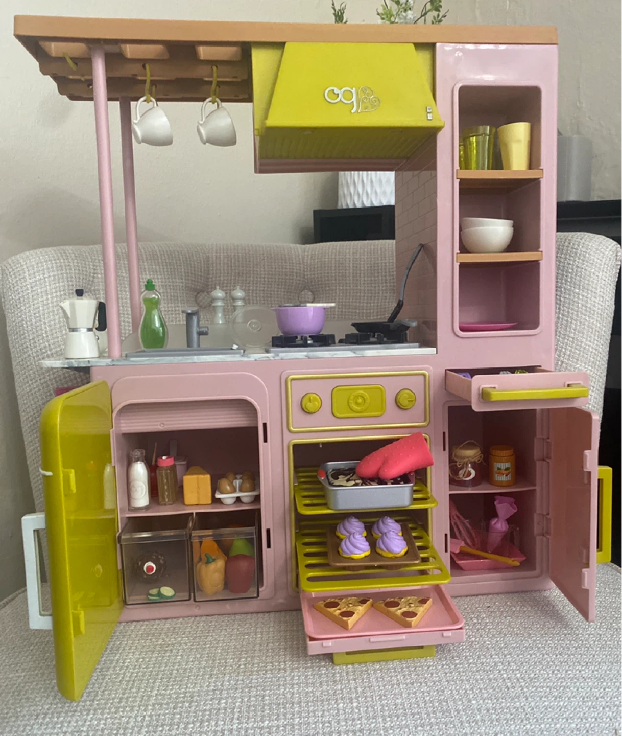 Our Generation Play Kitchen Set with Accessories