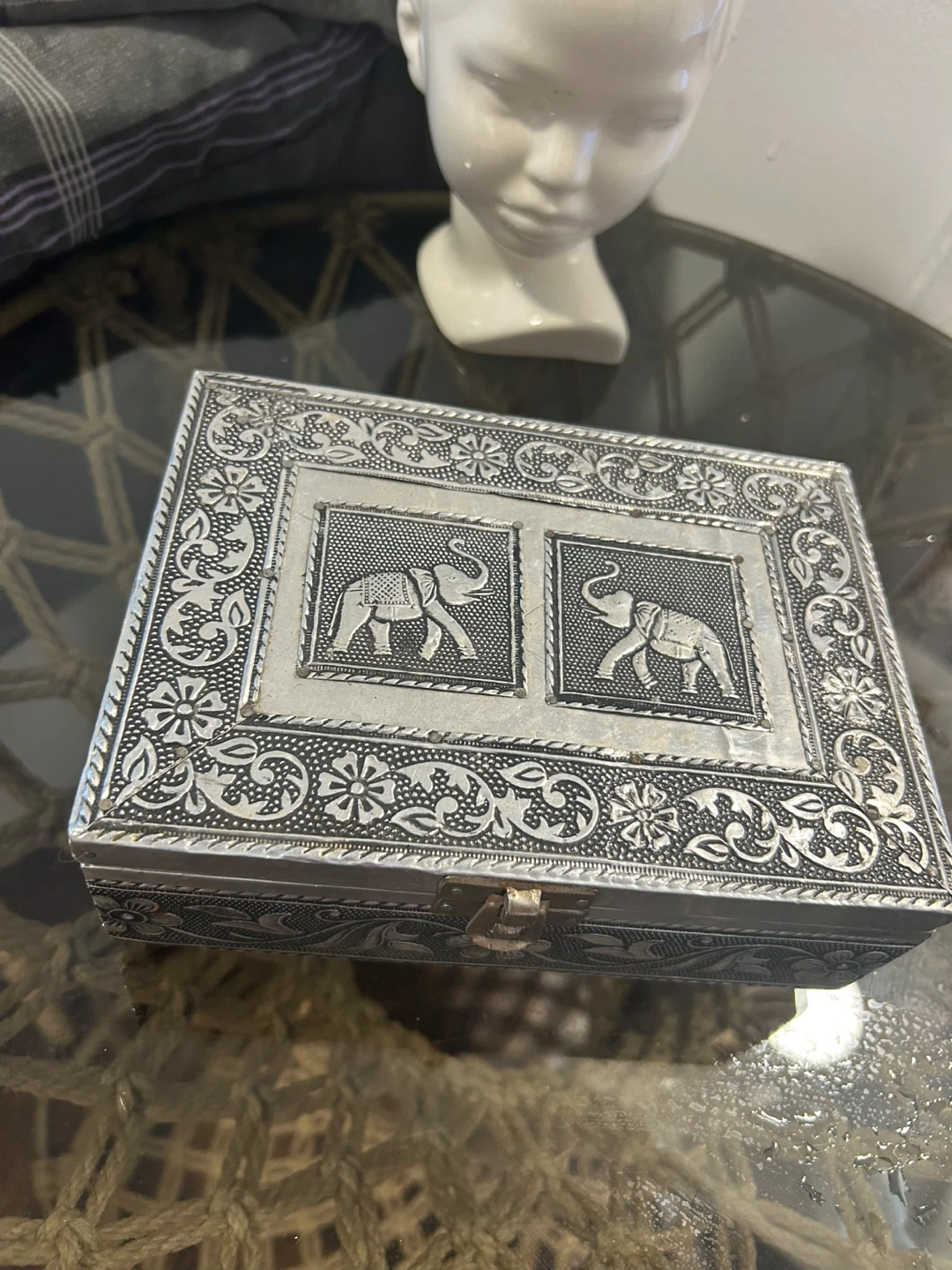 Decorative Elephant Trinket Box - photo 5