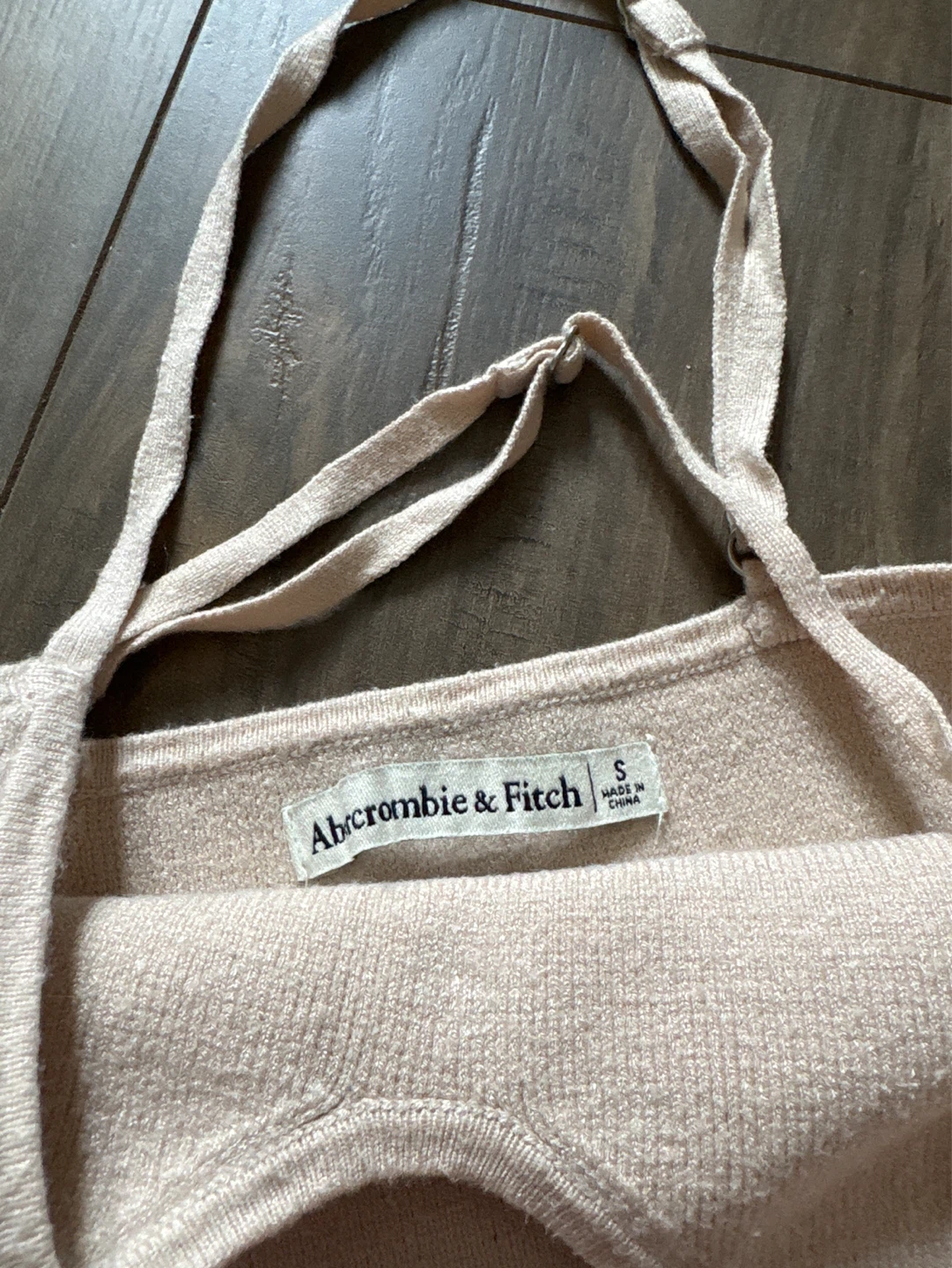 Abercrombie & Fitch Knit Tank Top - Beige - Size S - photo 2