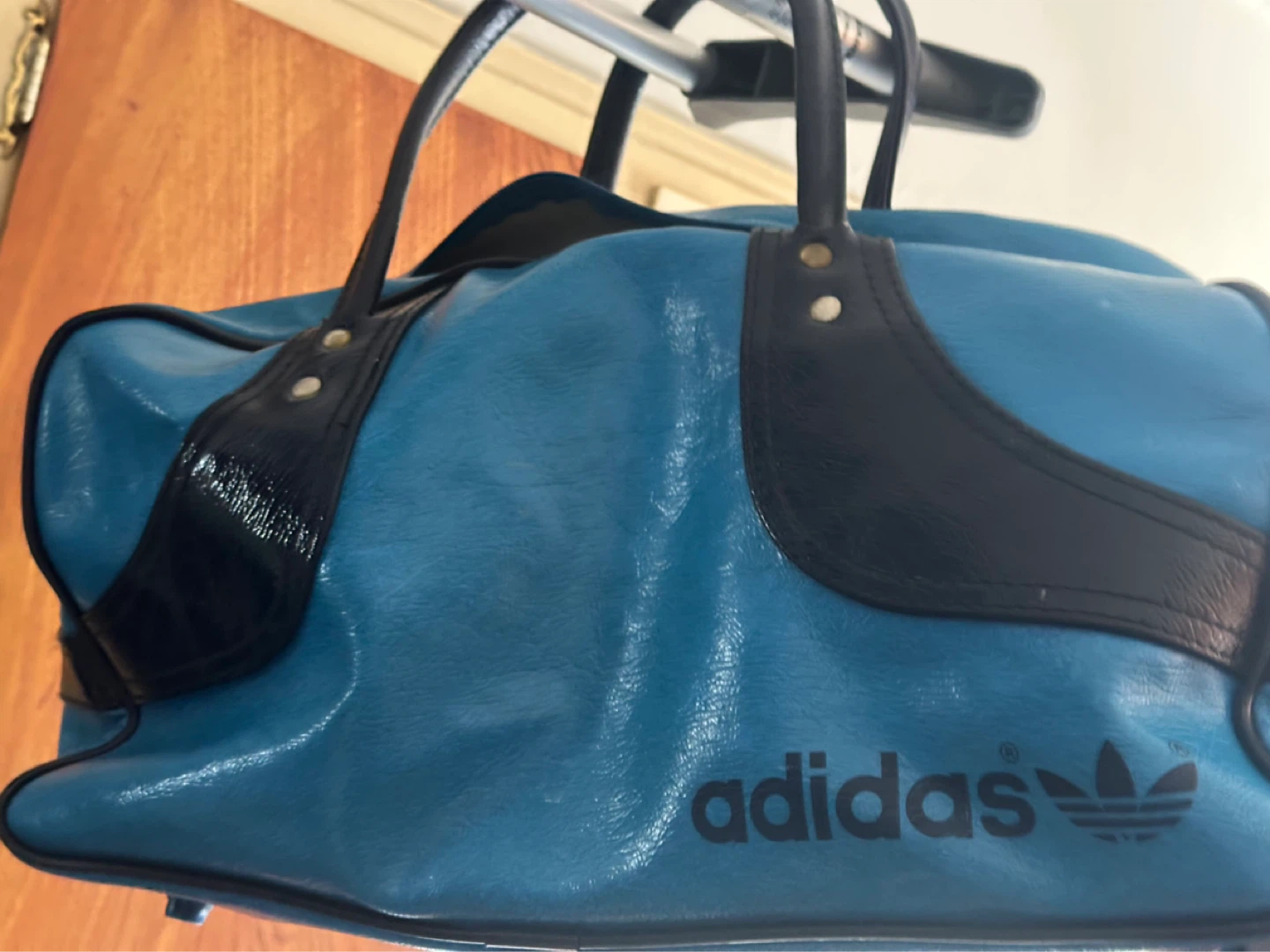 Vintage Adidas Blue Gym Bag 70’s or 80’s - photo 4