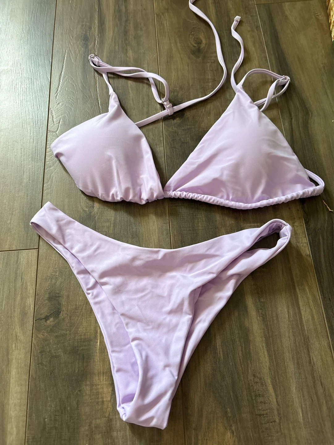 Two-Piece Bikini Set - Light Blue & Lavender - photo 2