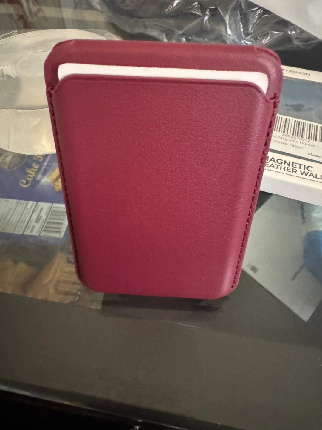 New Fashion Magnetic Leather Wallet Holder - photo 3