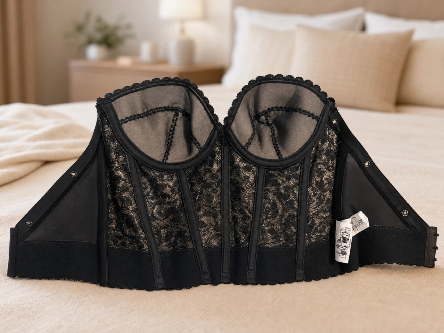 Black Lace Corset Top - photo 3