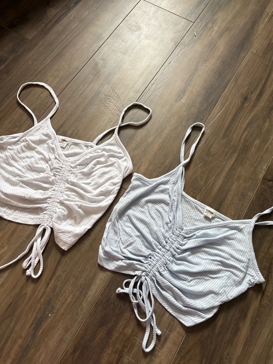 Garage Ruched Tank Tops (2-Pack)