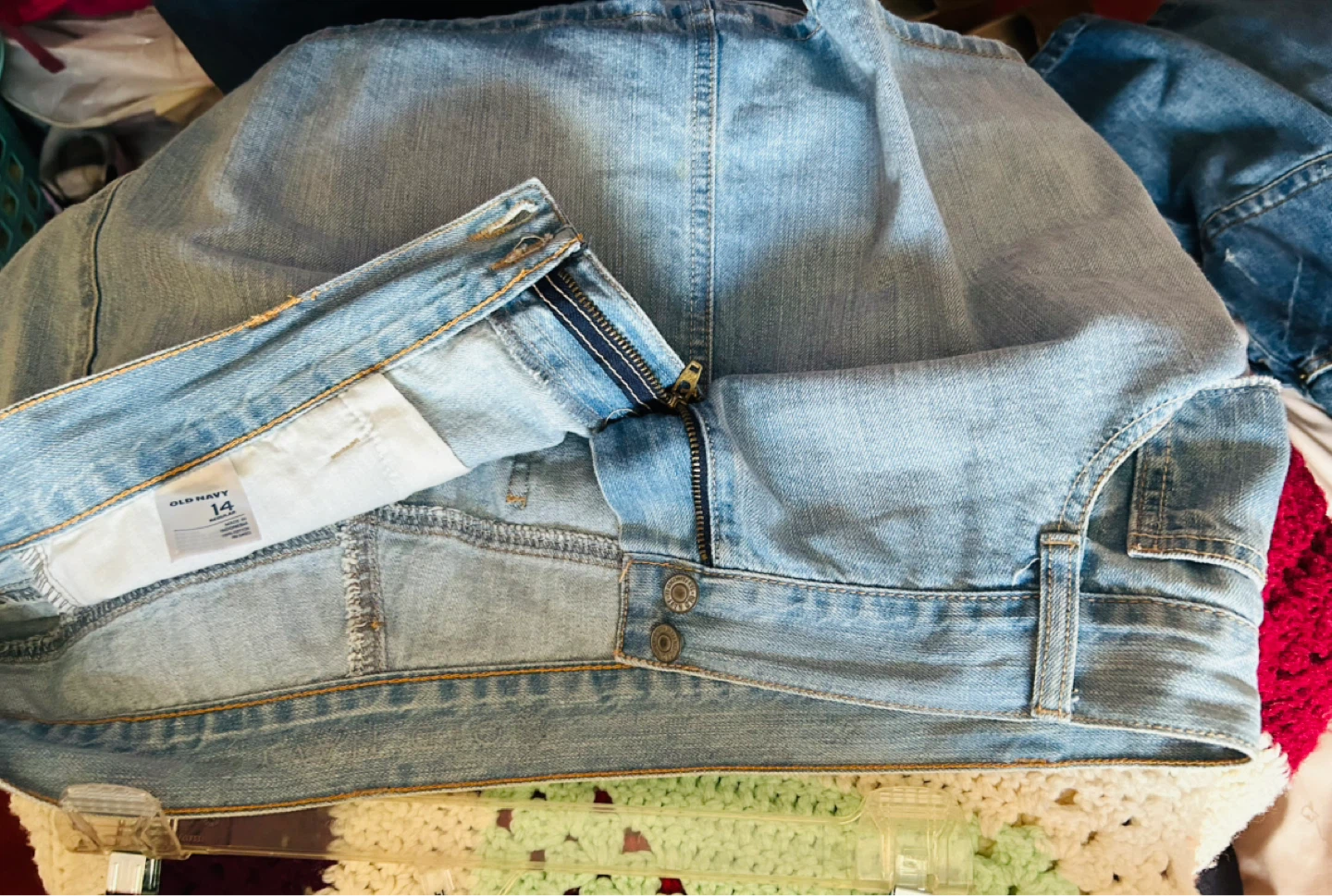 Old Navy Denim Skirt Size 14 - photo 3