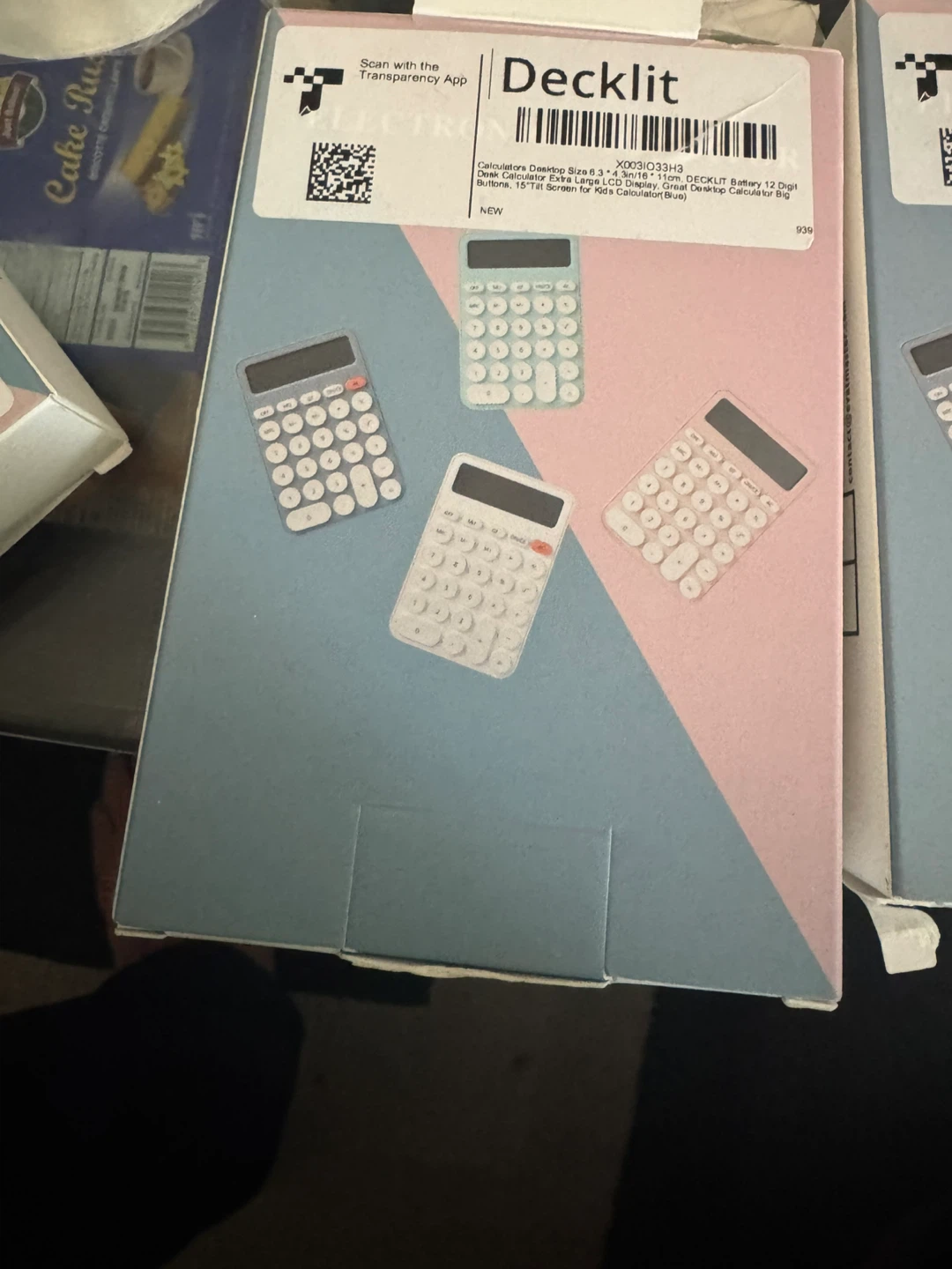 Decklit Desktop Calculator - Blue - photo 3
