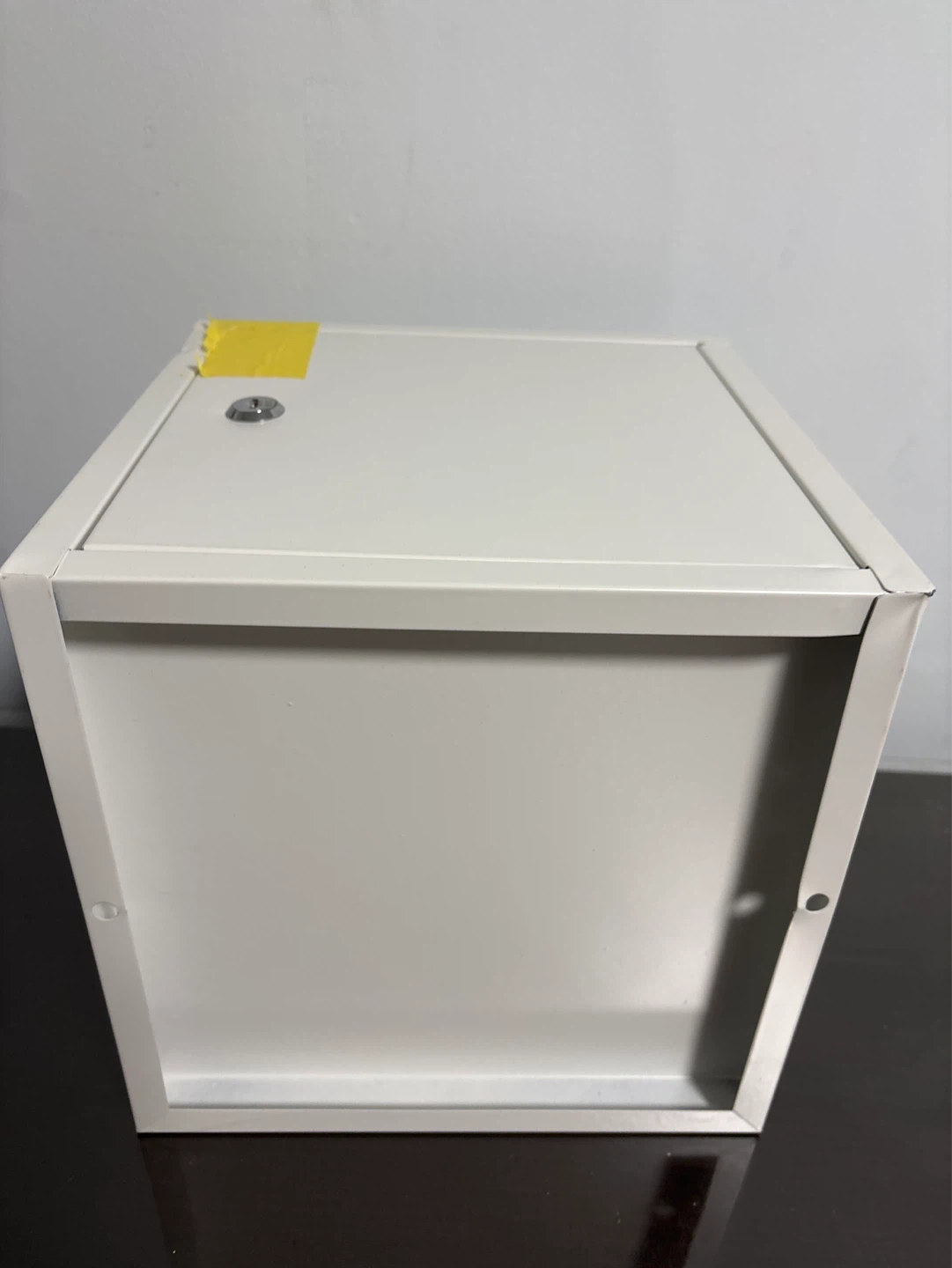 White Lockable Metal Cabinet – Brand New - photo 2