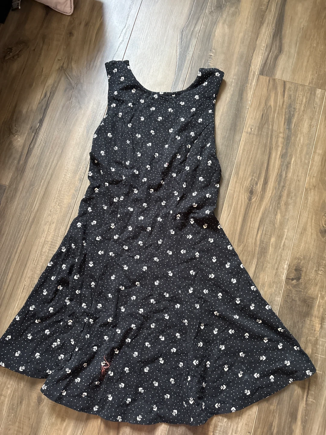 Forever 21 Black Floral Print Dress