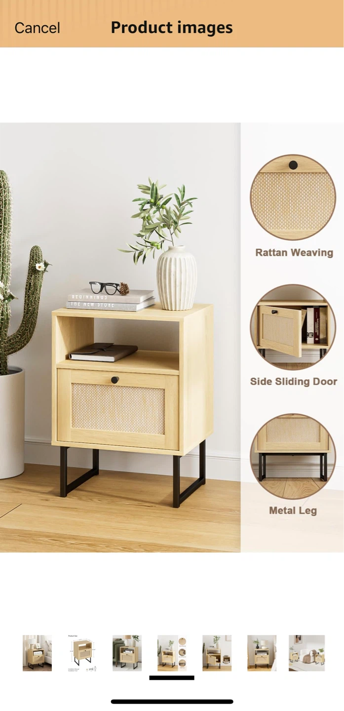 Brand New Nightstand w/ Drawer - photo 4