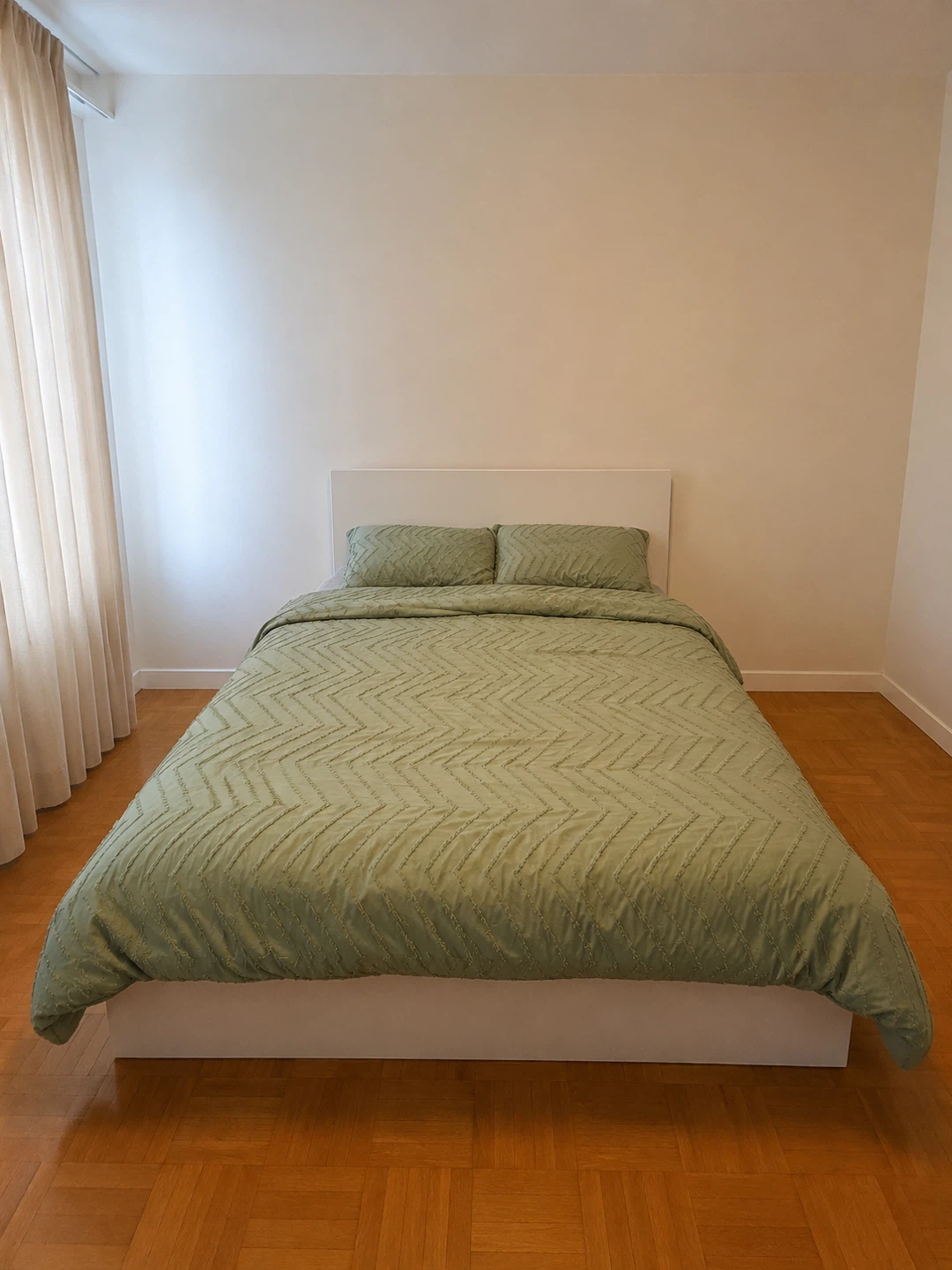 White queen Bed Frame with Storage Drawers - photo 2