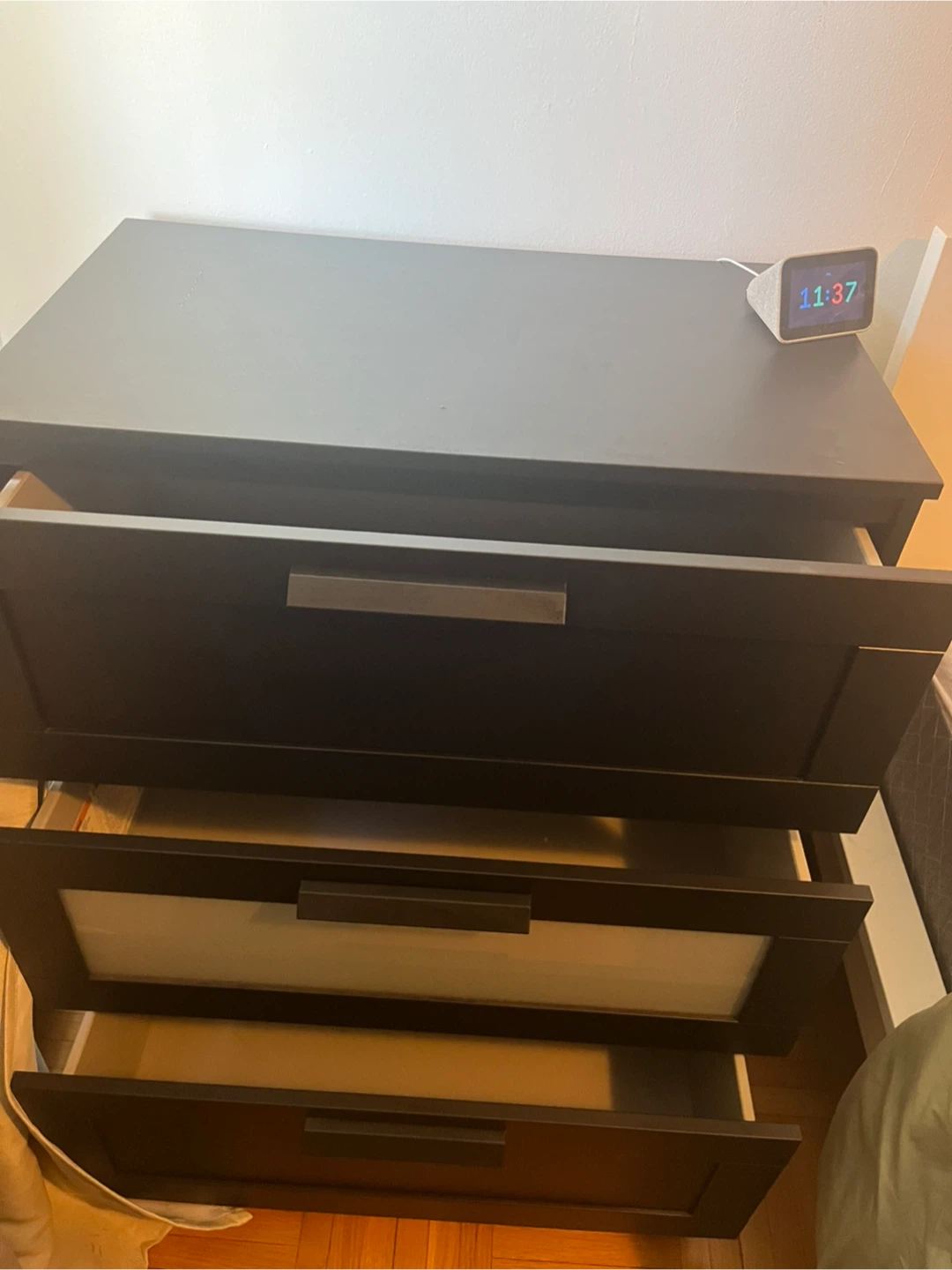 IKEA HEMNES 3-Drawer Chest - Black