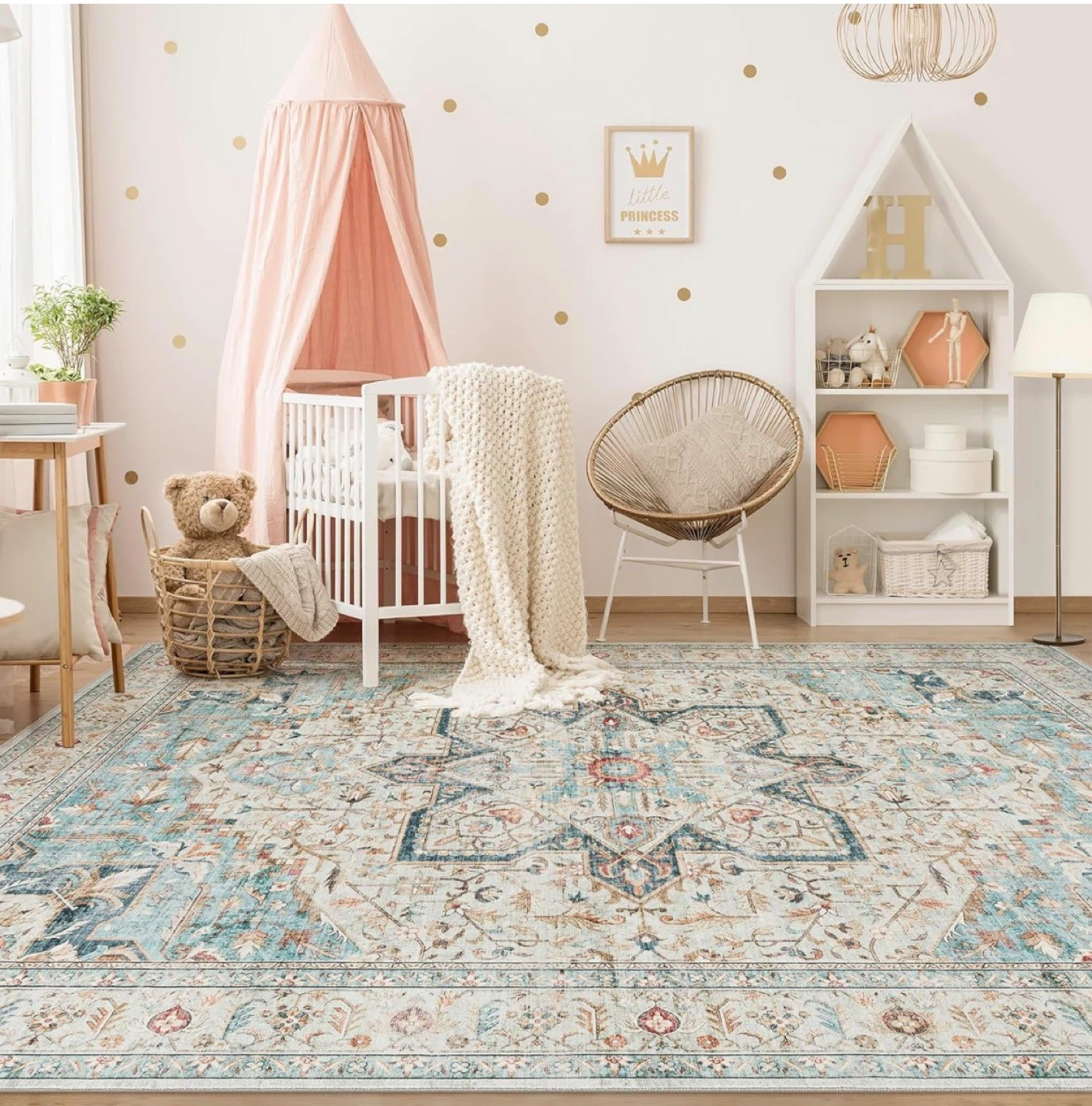 8x10 Machine Washable Foldable Area Rug - photo 2