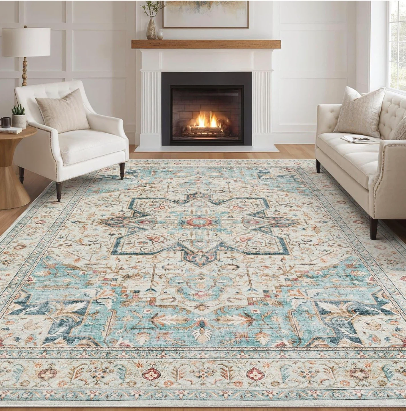 8x10 Machine Washable Foldable Area Rug