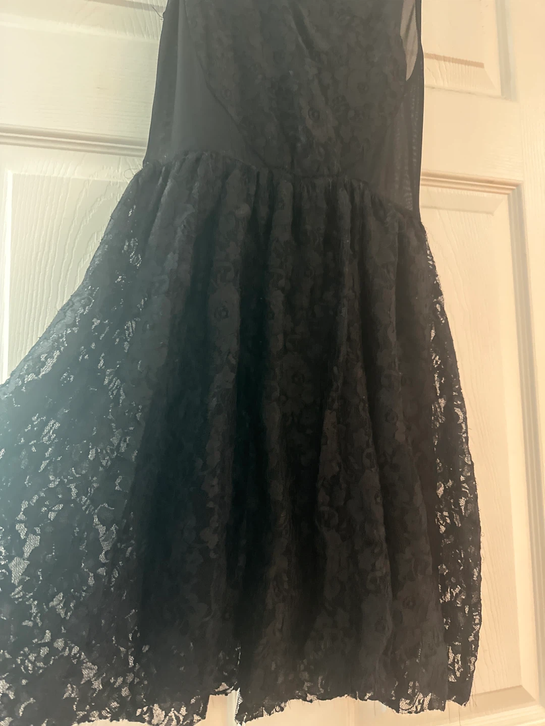 Black Lace Dress-knee length - photo 2
