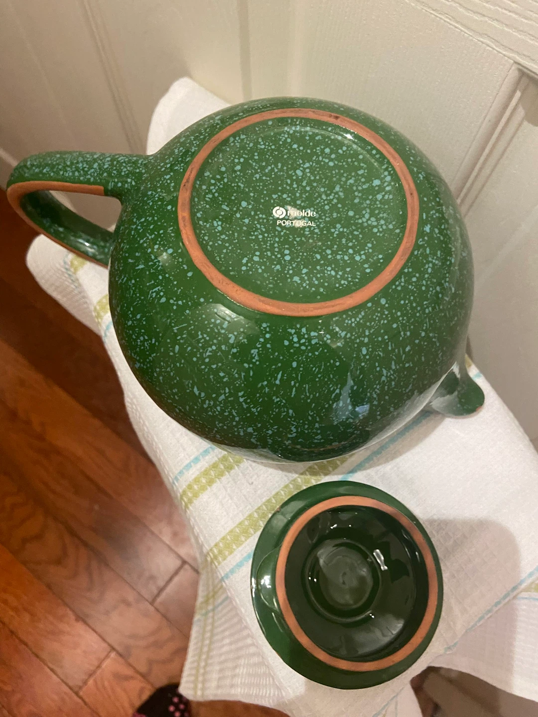 CREAMER or GRAVY BOAT with lid $40