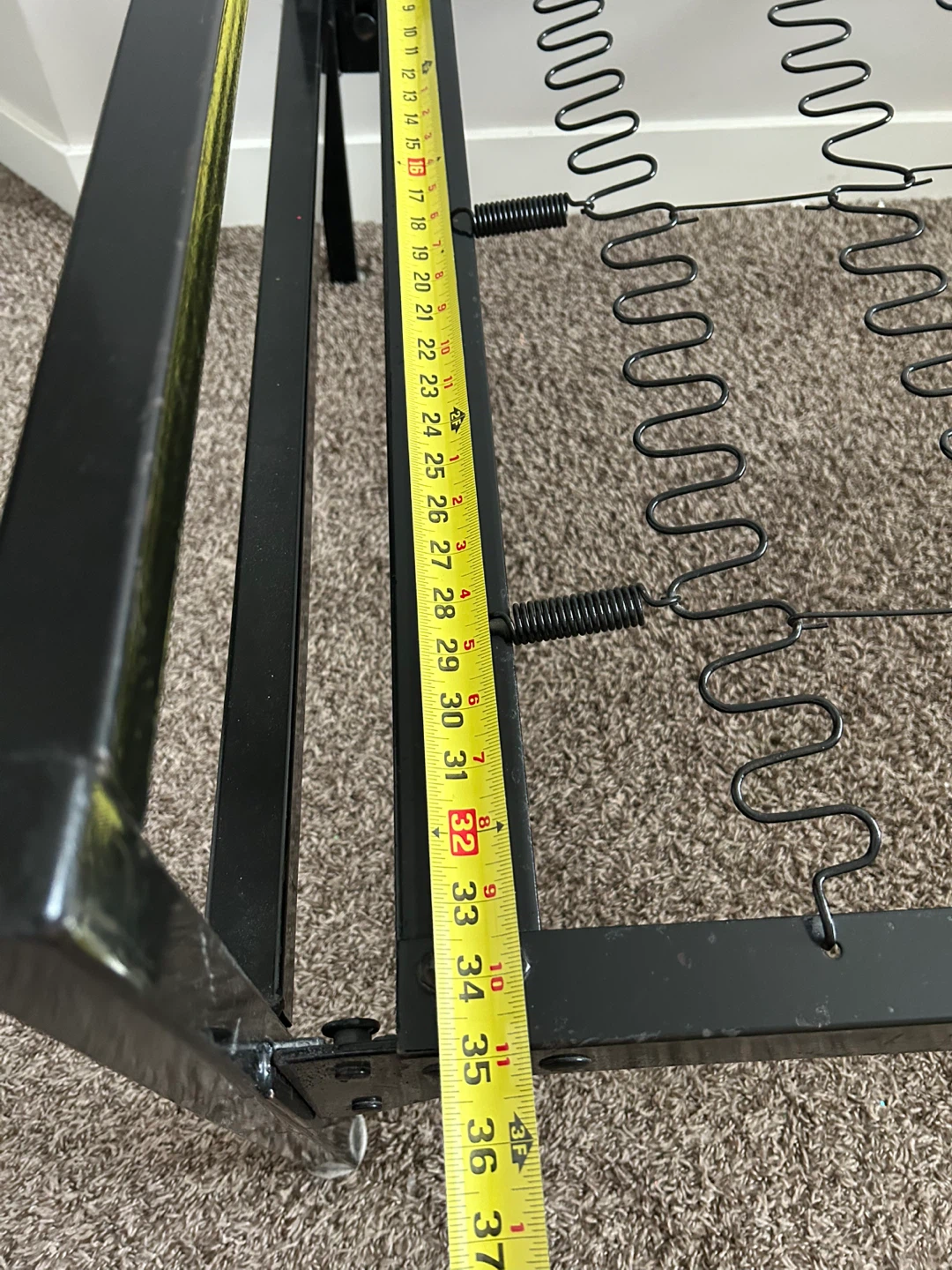 Two Black Metal Bed Frame - photo 4