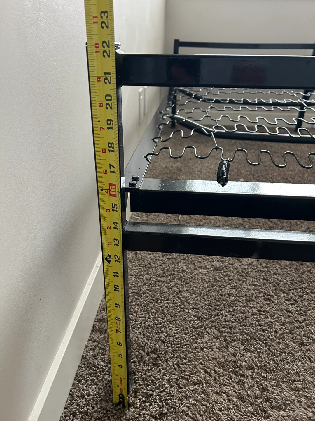Two Black Metal Bed Frame - photo 3