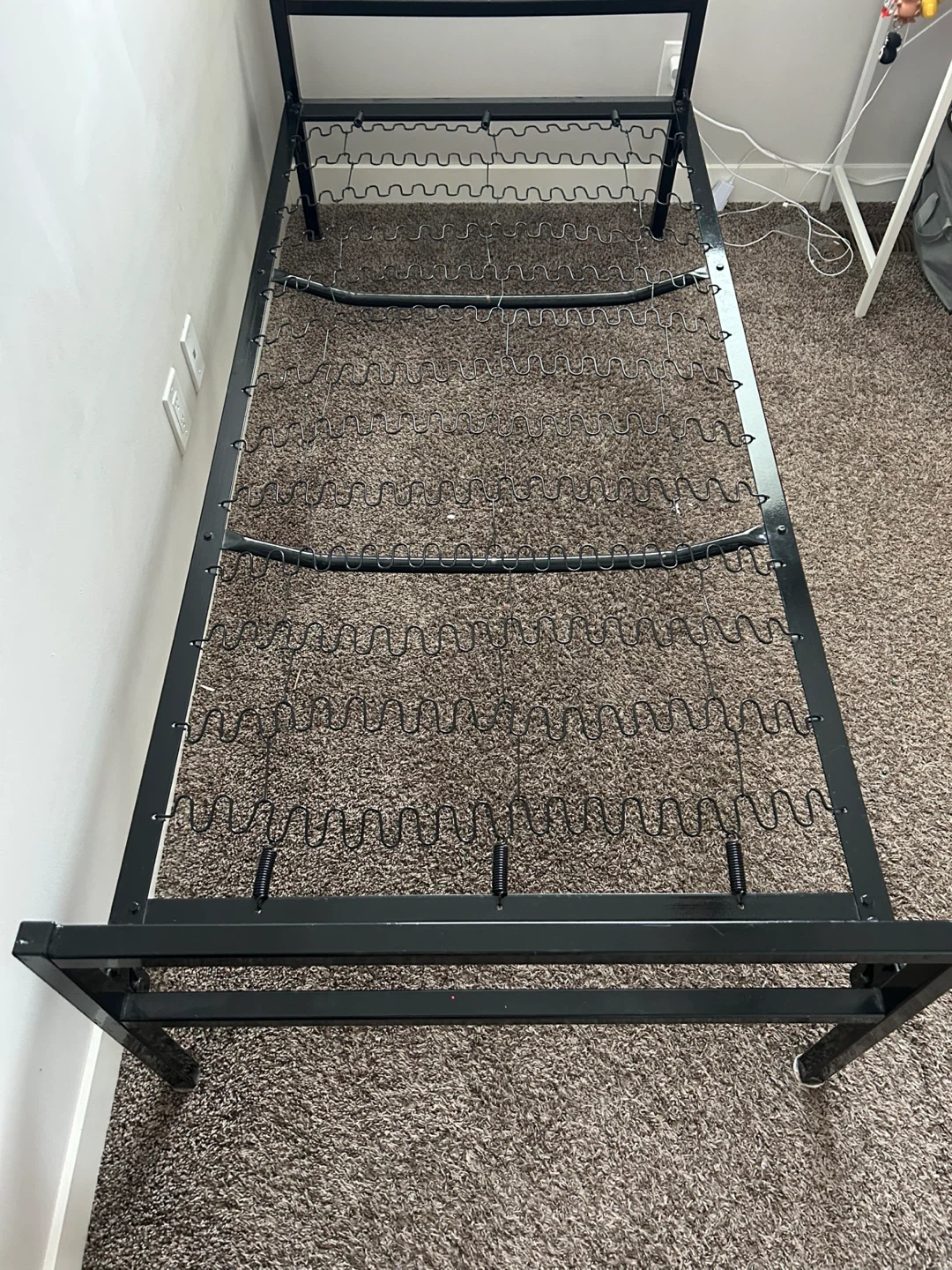 Two Black Metal Bed Frame - photo 2
