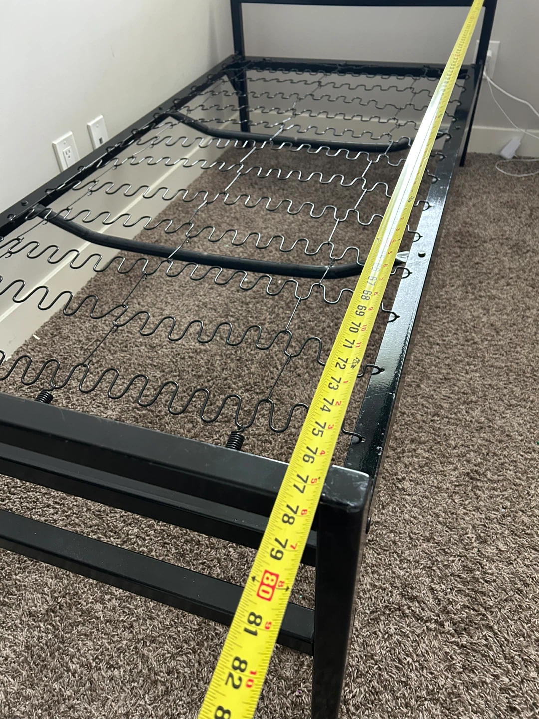 Two Black Metal Bed Frame - photo 5