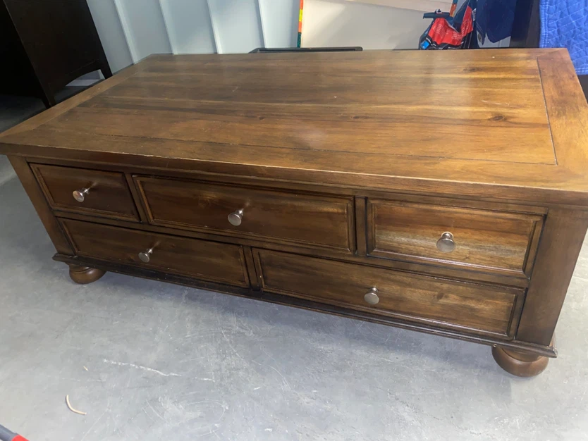Farmhouse Style Wood Coffee Table