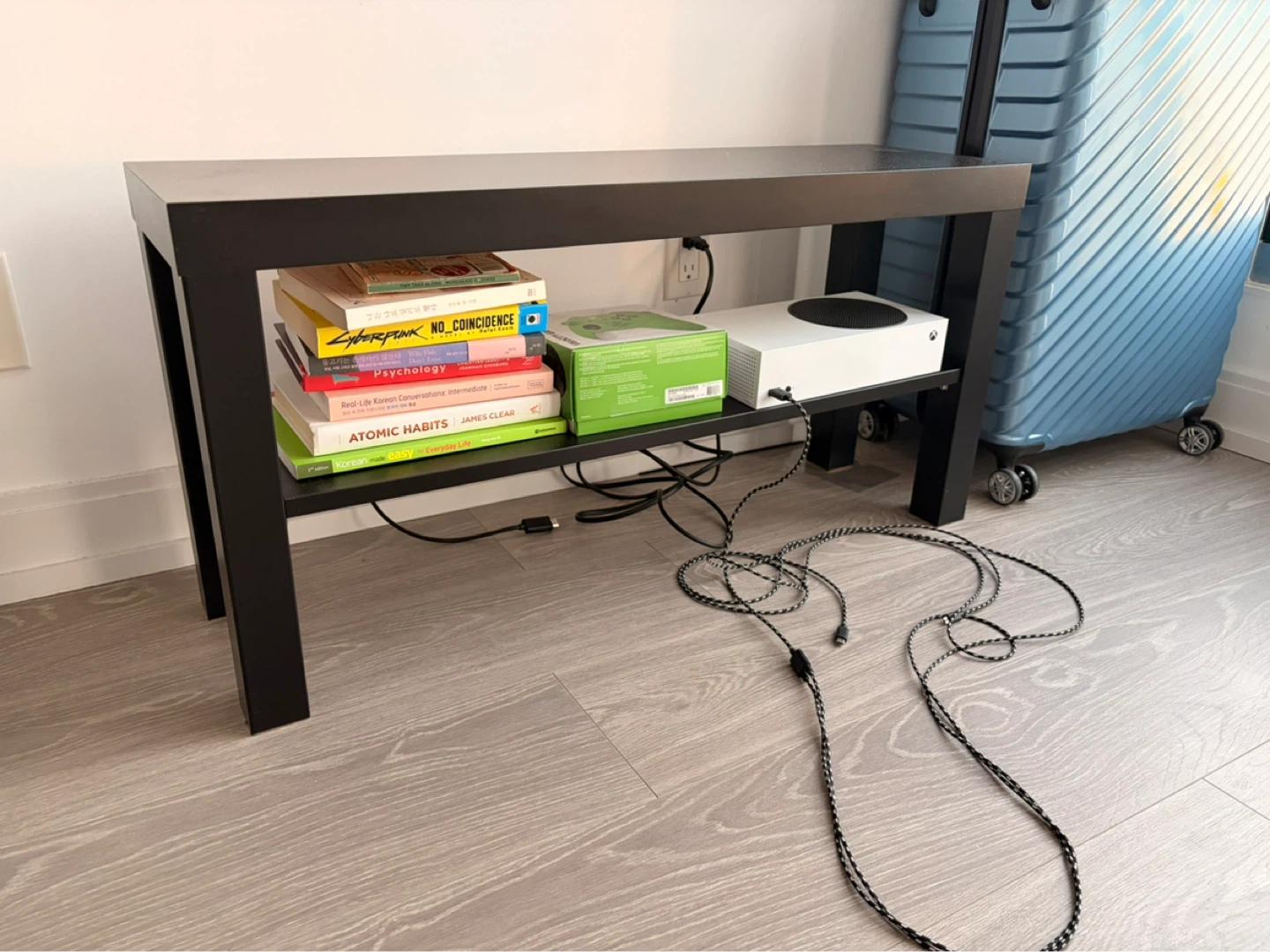 IKEA black tv stand