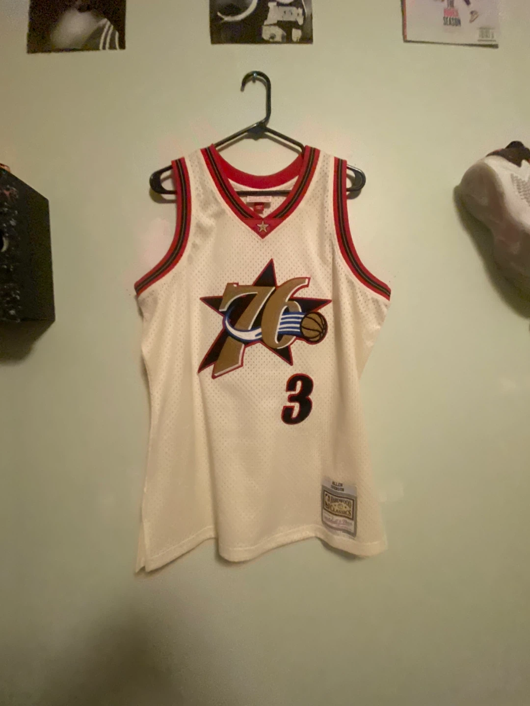 Mitchell & Ness Allen Iverson 76ers Jersey Size M - photo 2