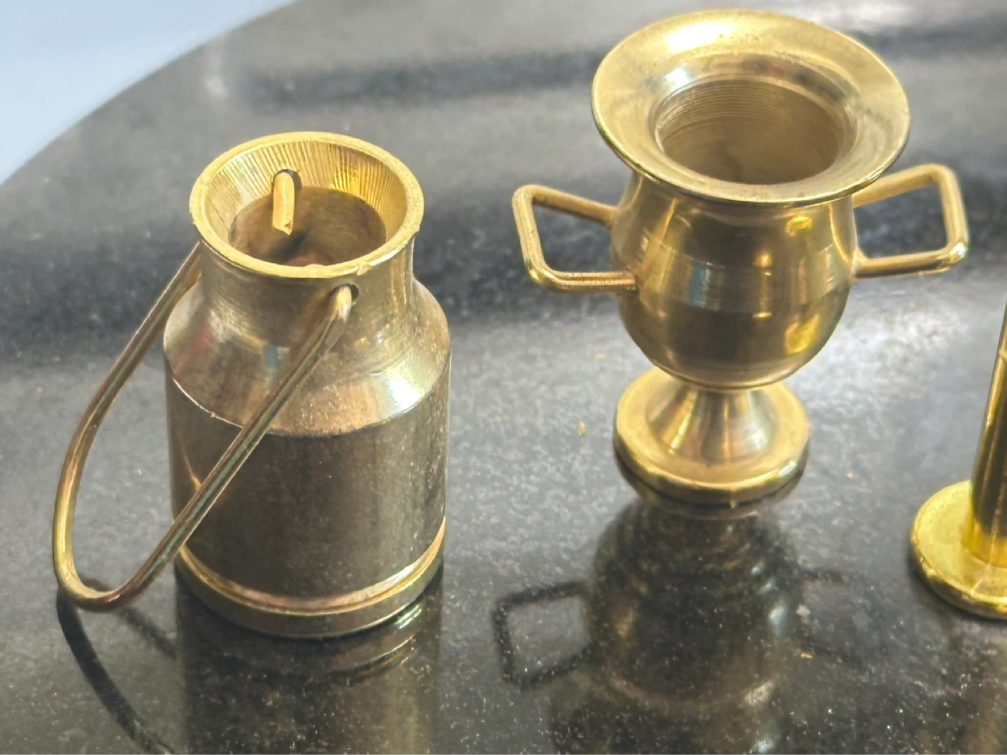 Vintage brass dollhouse miniatures - photo 5