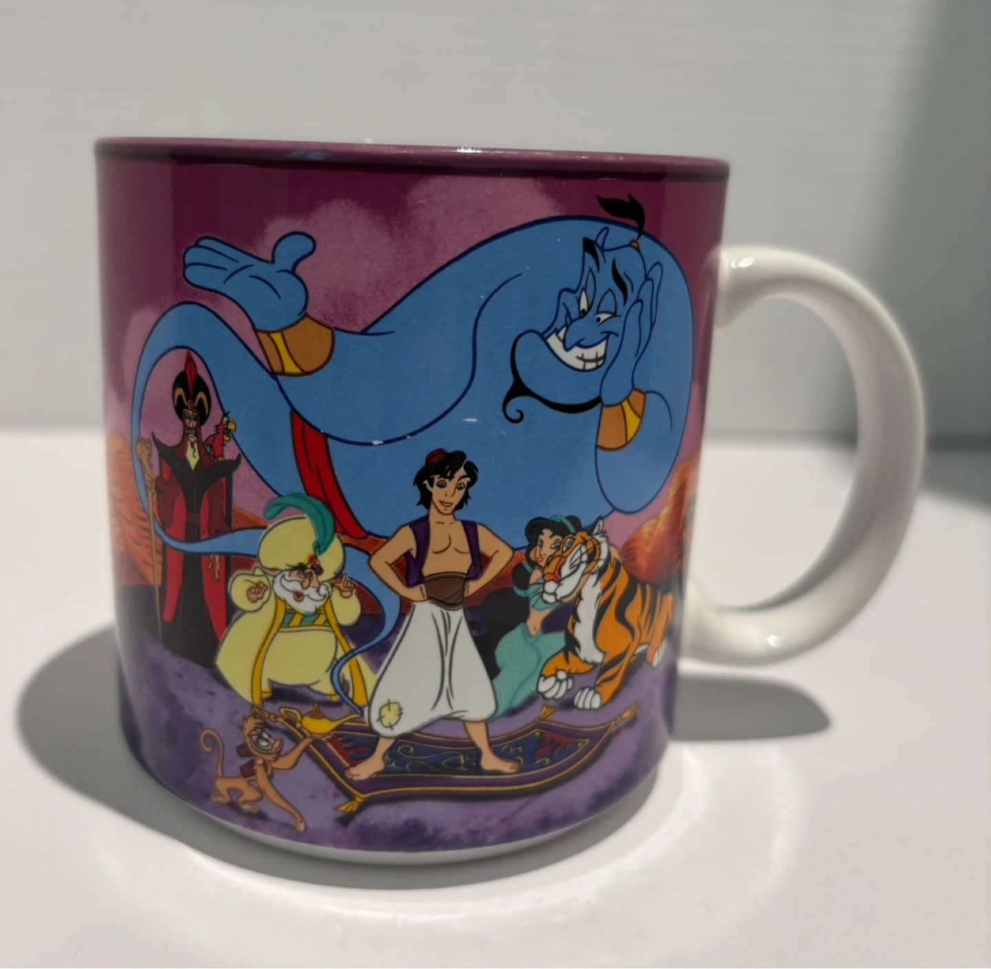 Rare 1990’s Disney Aladdin Mug - Made In Japan