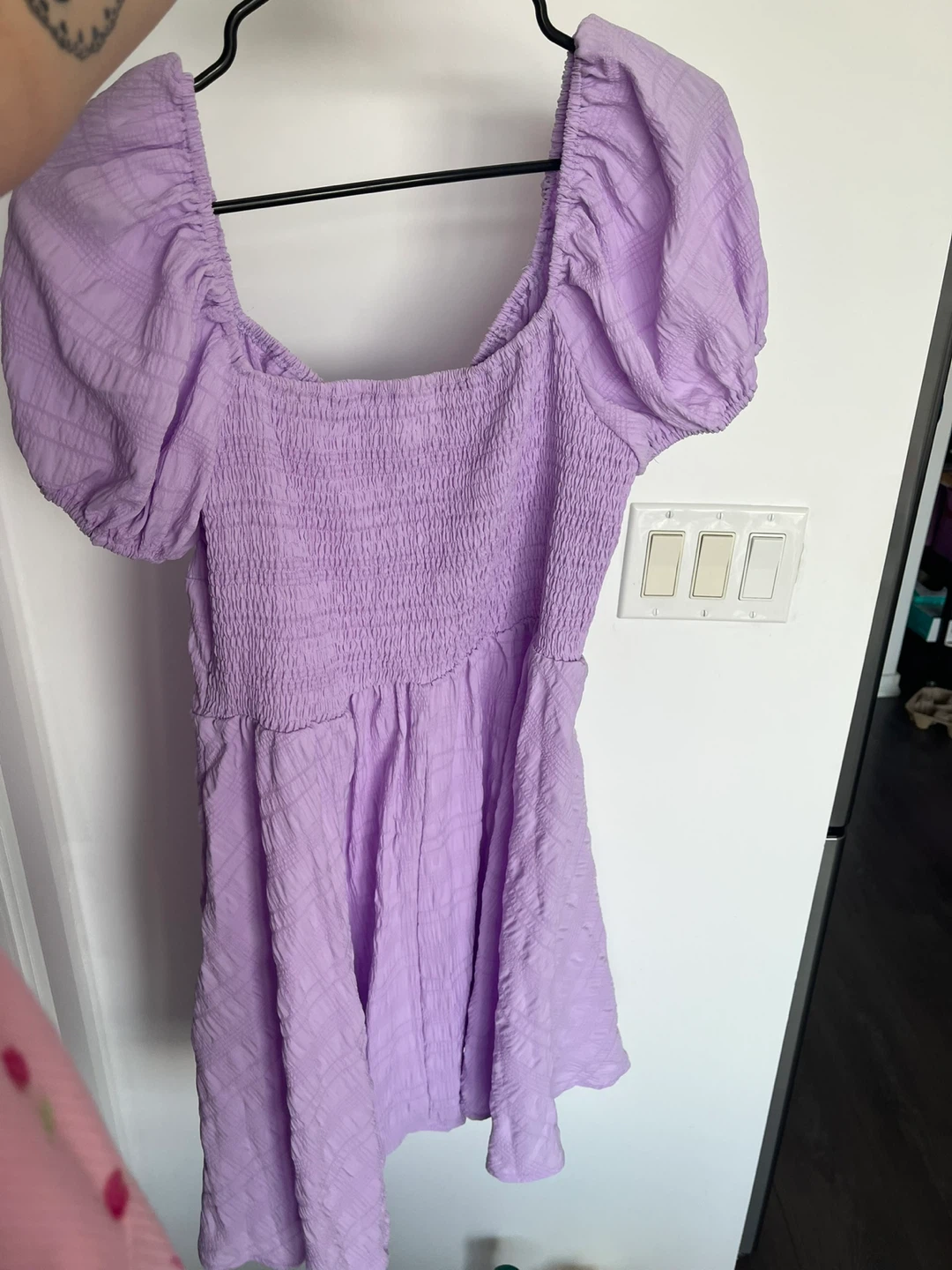 SHEIN CURVE Puff Sleeve Mini Dress - photo 2