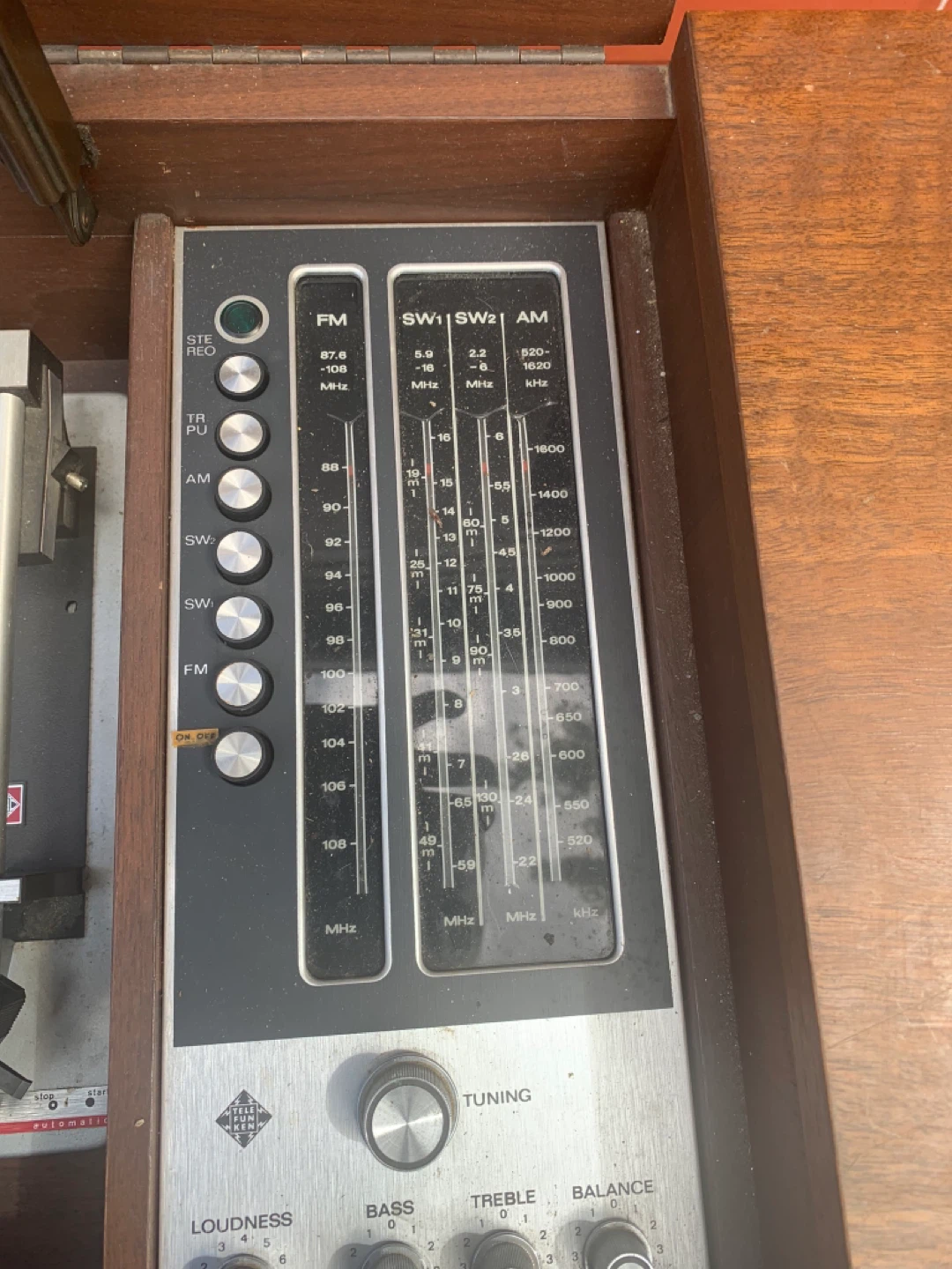 Telefunken Stereo Console Record Player