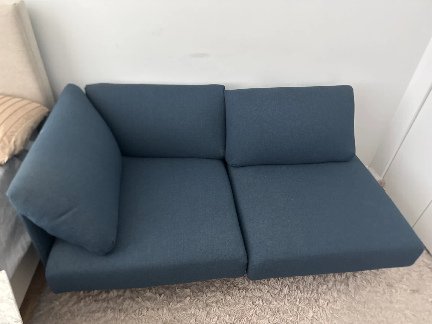 Blue Sectional Sofa - photo 2