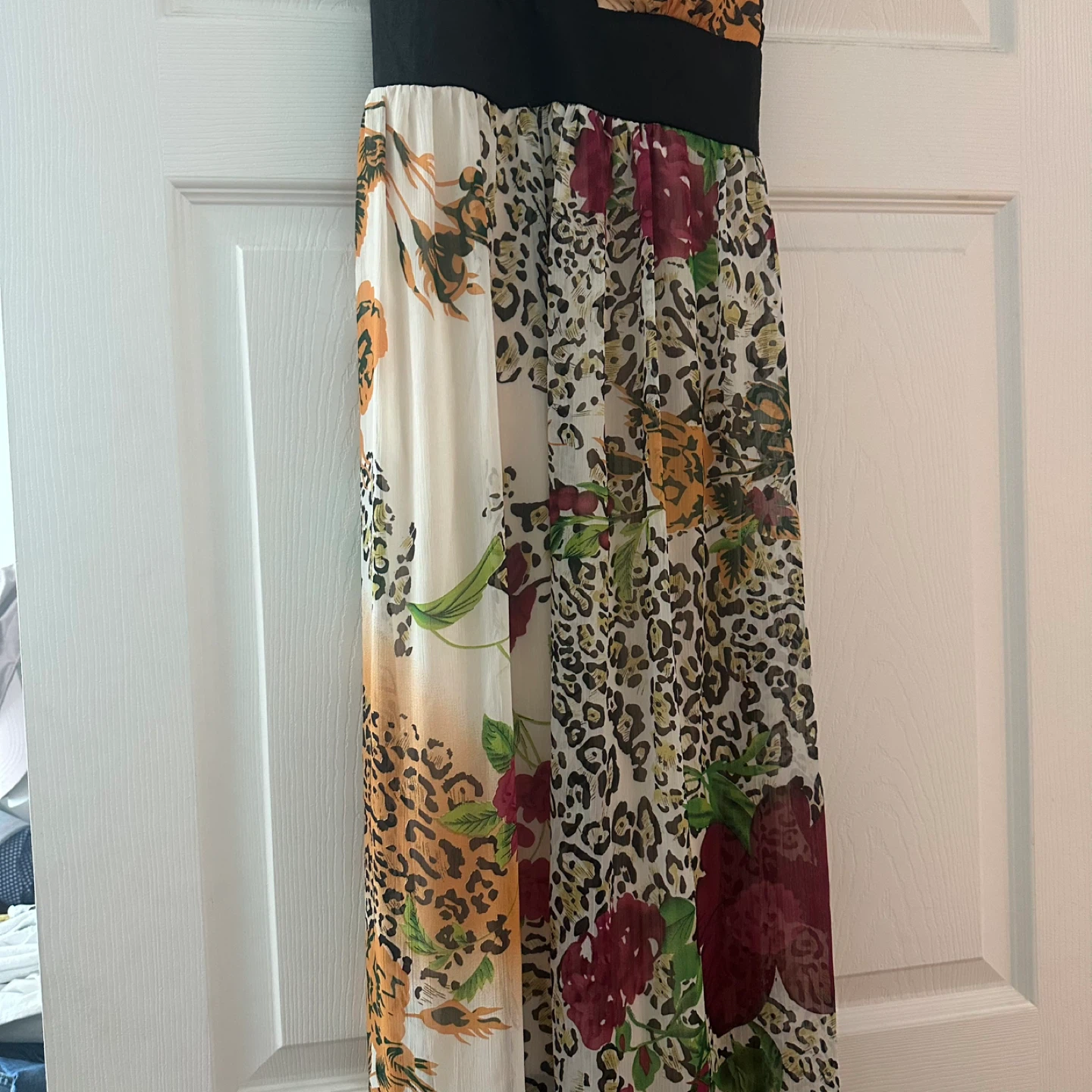 Maxi Dress - Floral & Leopard Print - photo 2