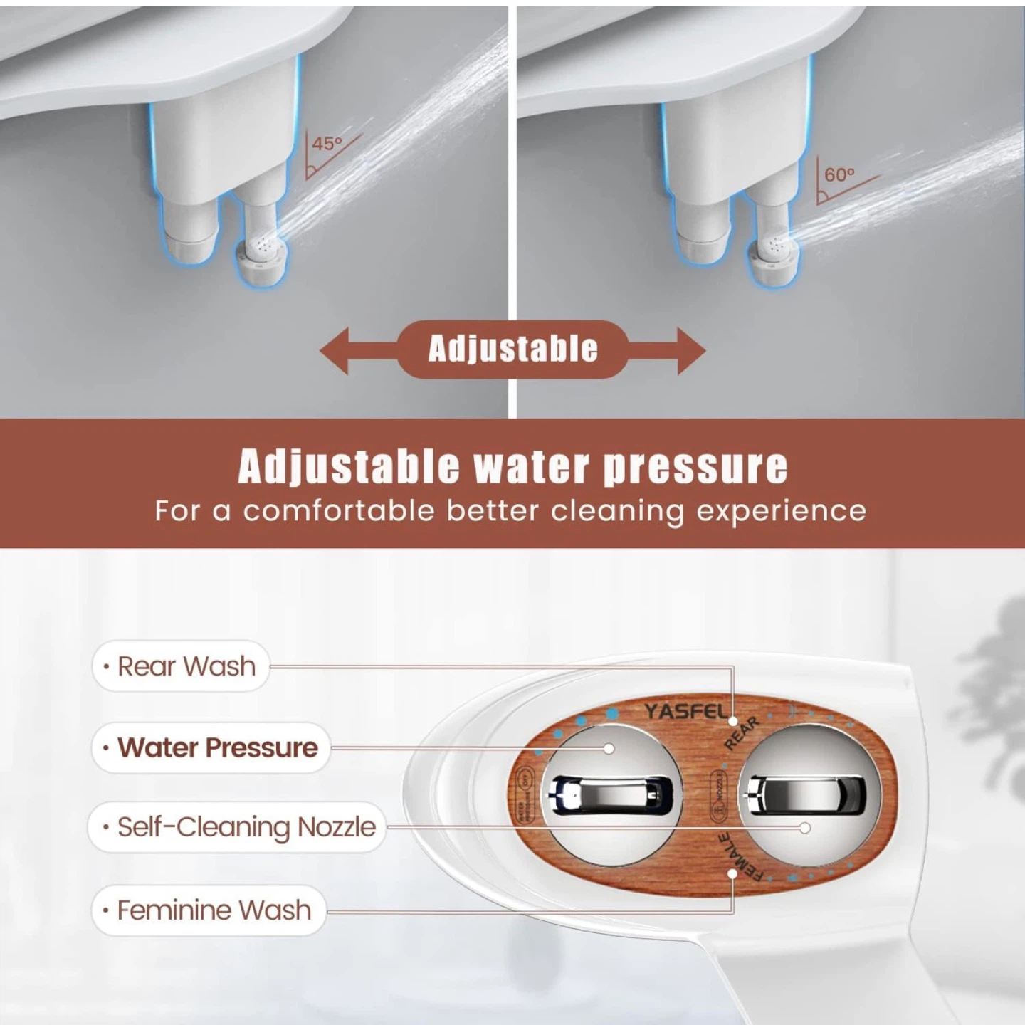 YASFEL Non-Electric Bidet Attachment - photo 4