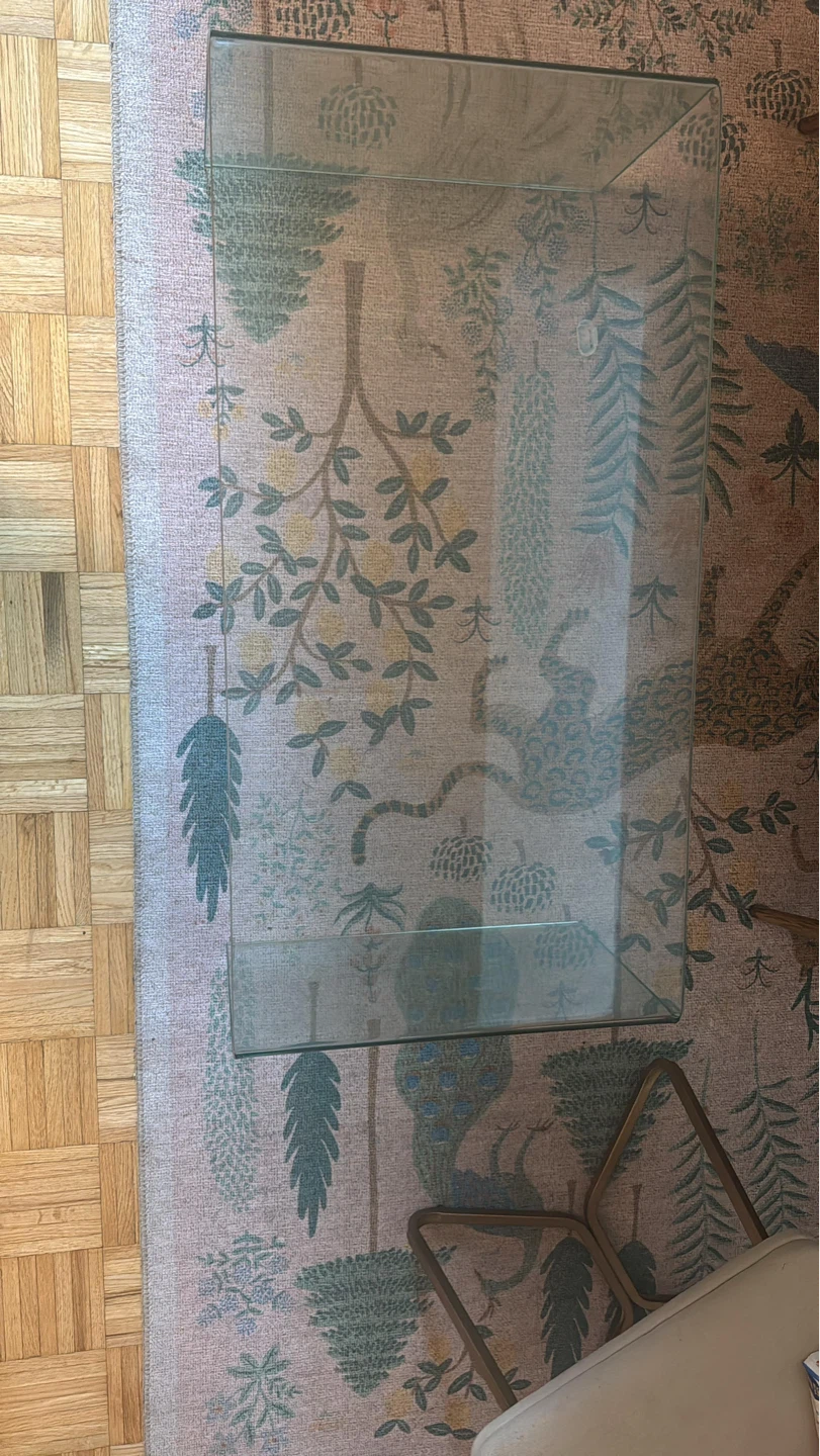 Clear Glass Coffee Table - photo 2