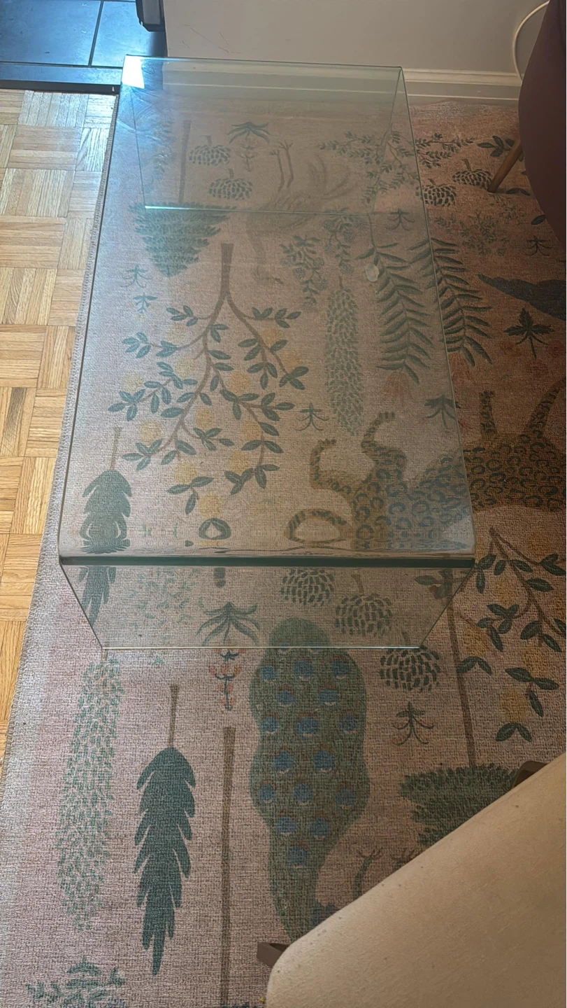 Clear Glass Coffee Table - photo 3