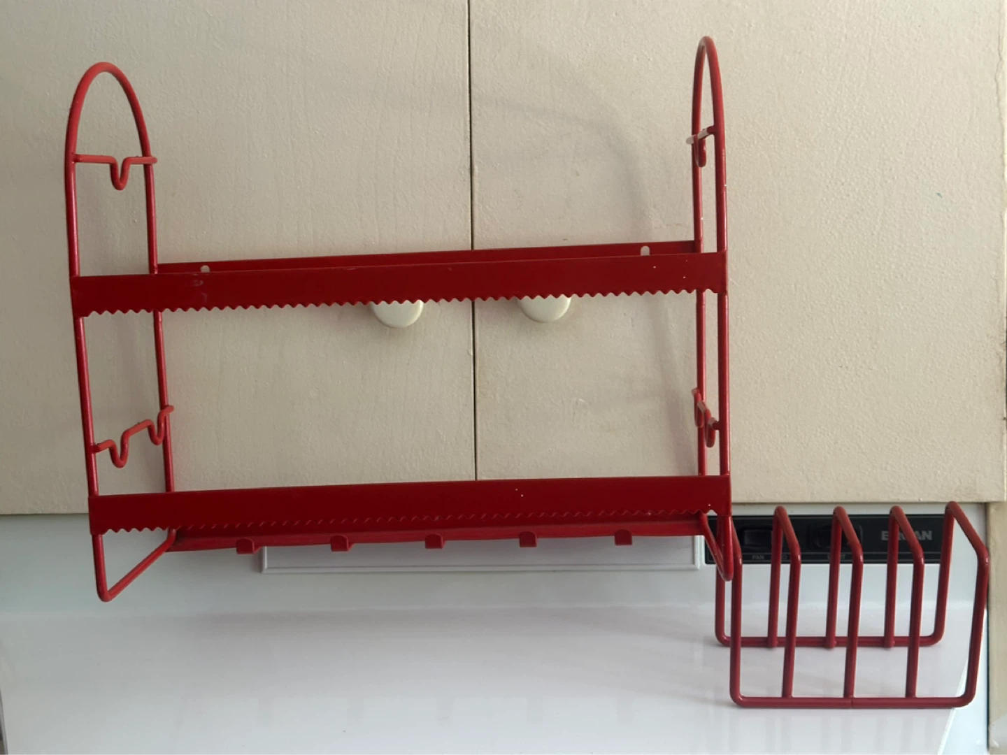 Mid Century Kitchen Roll/cup  Organizer post mod napkin holder