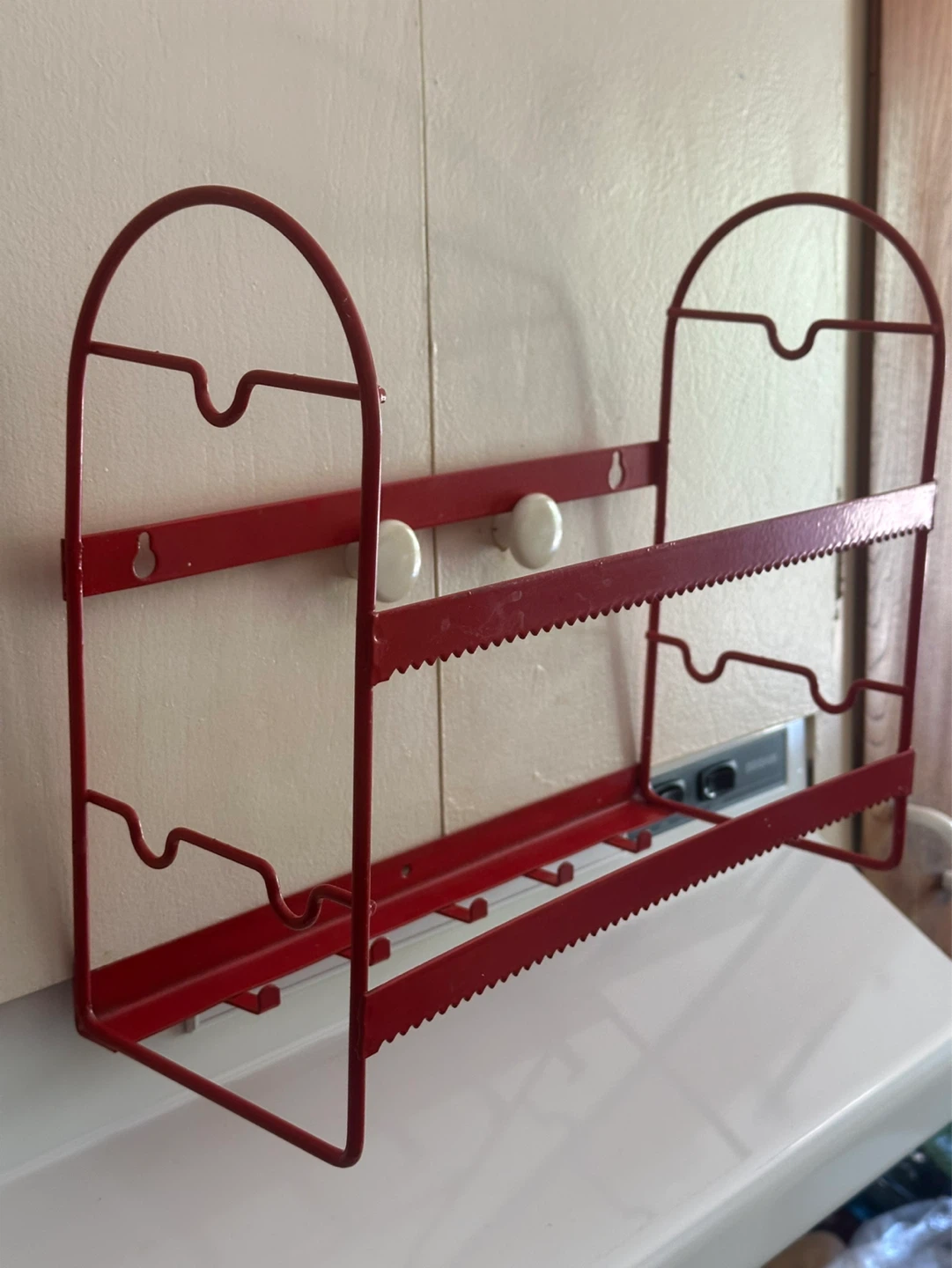 Mid Century Kitchen Roll/cup  Organizer post mod napkin holder - photo 3