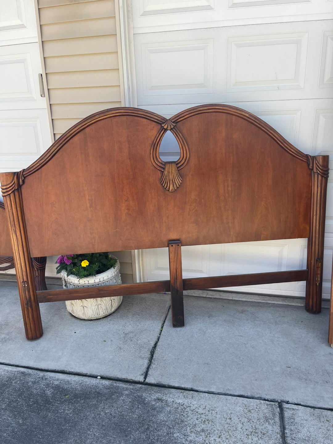 Solid  Wood Headboard and Bed Frame Pieces - photo 4