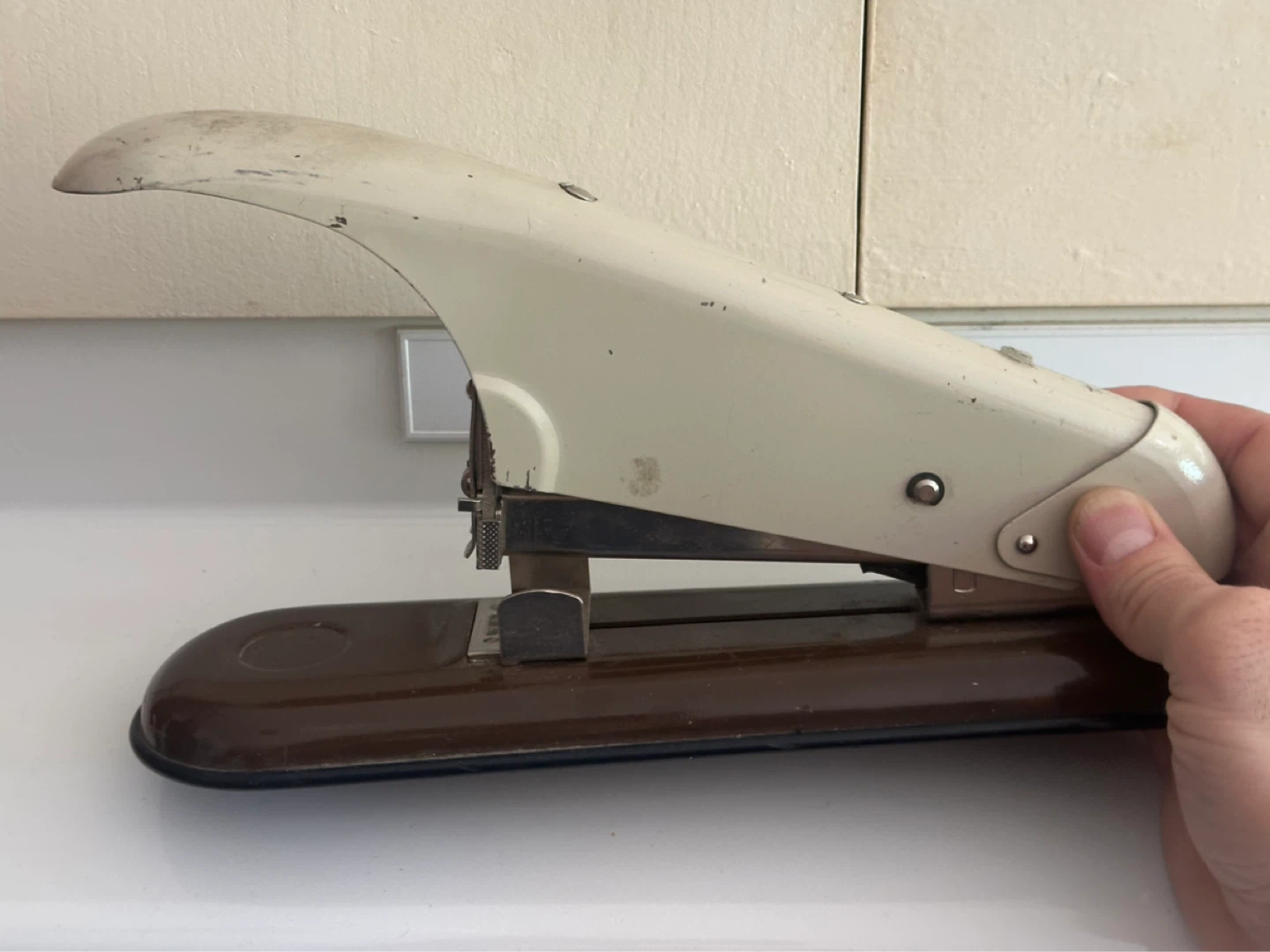 Vintage APSCO STAPLER A3 MODEL C Made in Sweden, Heavy Duty - photo 4